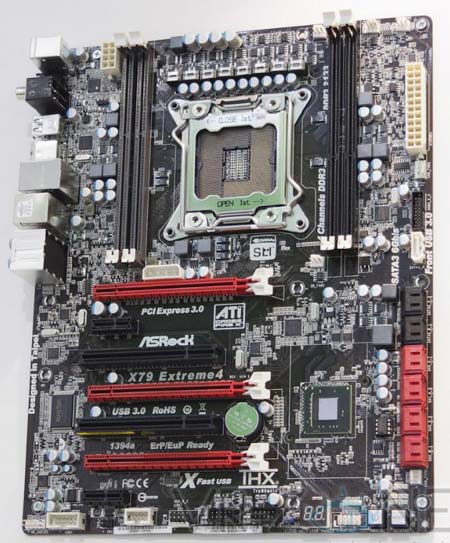 Решения на базе Intel X79 Express - ASRock X79 Extreme4, ASUS C1X79 EVO, ECS X79R-A, Gigabyte GA-X79A-UD3 и MSI X79A-GD65